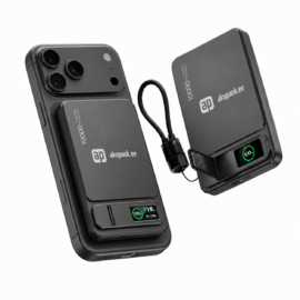 Īpaši plāns ārējais akumulators ar statīvu “F15-10k” (10 000 mAh) (Copy)